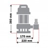 Αντλία Υποβρύχια Ακαθάρτων 1100W
