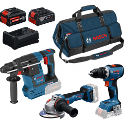 Σετ 3 εργαλείων GSR 18V-65 & GWS 18V-11 & GBH 18V-26 18V (1x5.0Ah,1x5.5Ah)