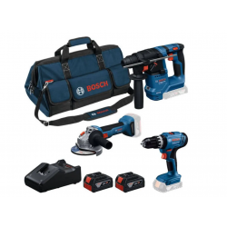Σετ Εργαλείων GSB 18V-25 & GBH 18V-18 & GWS 18V-8 (2x4.0Ah) - 3 Τεμάχια