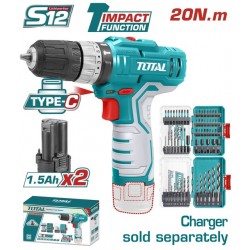 TOSLI241197E Δραπανοκατσάβιδο Μπαταρίας 12V (2x1.5Ah)