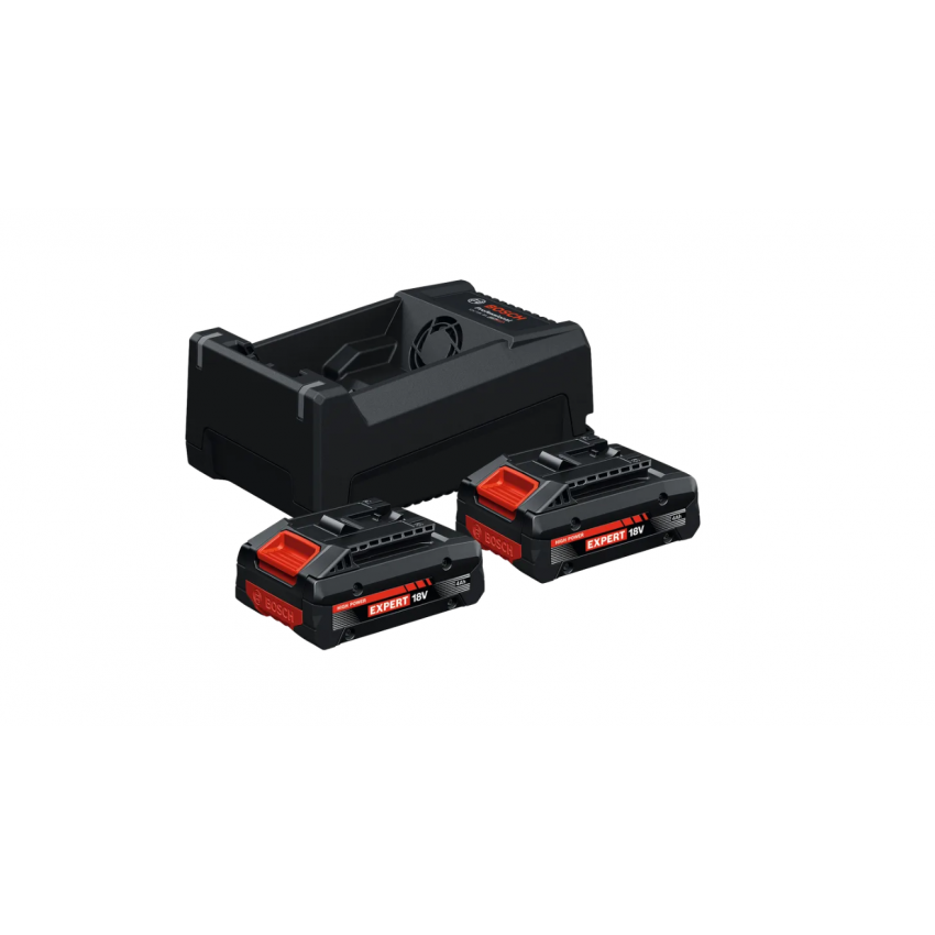 2x EXBA18V-40 + GAL 12V/18V-80 Σετ Μπαταρίες & Ταχυφορτιστής 8A 18V (2x4.0Ah)
