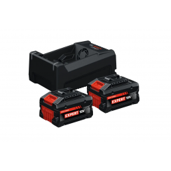 2x EXBA18V-55 + GAL12V/18V-80 Σετ Μπαταρίες & Ταχυφορτιστής 8A 18V (2x5.5Ah)