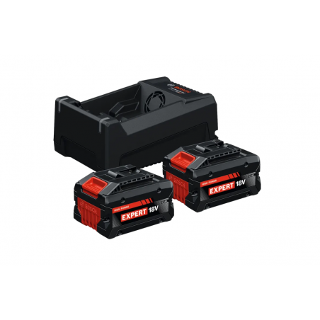 EXBA18V-55 & GAL12V/18V-80 Σετ Μπαταρίες & Ταχυφορτιστής 18V (2x5.5Ah)