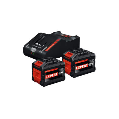 2x EXBA18V-150 + EXAL18V-160 Σετ Μπαταρίες & Ταχυφορτιστής 16A 18V (2x15.0Ah)