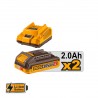 CAIRLI208E Παλμικό Γωνιακό Κατσαβίδι 1/4" Hex Μπαταρίας 20V (2x2.0Ah)