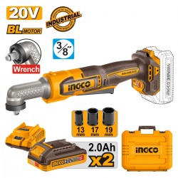 CAIWLI208E Μπουλονόκλειδο Γωνιακό 3/8" Μπαταρίας 20V (2x2.0Ah)