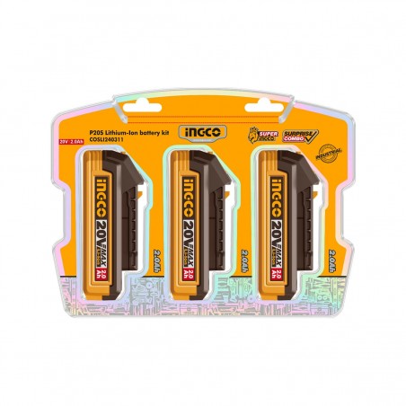 COSLI240311E Σετ Μπαταρίες 20V 2.0Ah 3 Τεμάχια
