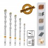 AKDB6055 Σετ Διαμαντοτρύπανα 4-10mm 1/4" Hex 3 Τεμάχια