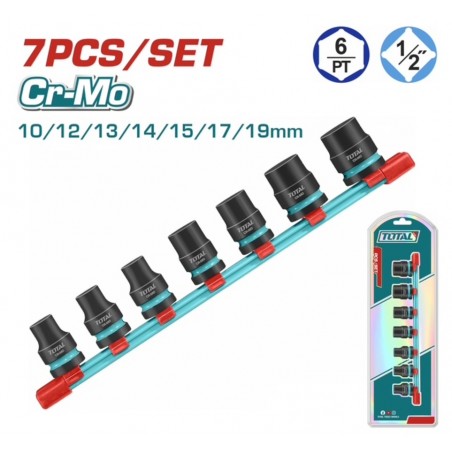 THKISD12073 Σετ Καρυδάκια Αέρος Εξάγωνα 1/2'' 7 Τεμάχια