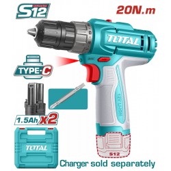 TDLI12206E Δραπανοκατσάβιδο Μπαταρίας 20Nm 12V (2x1.5Ah)