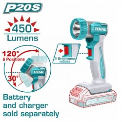 TWLI2058 Φακός Μπαταρίας 450lm 20V (Solo)