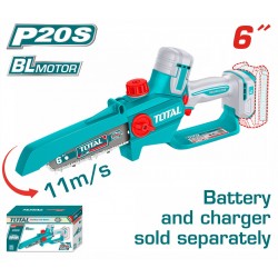 TGSLI2066 Αλυσοπρίονο Κλαδευτικό Μπαταρίας 6" 20V (Solo)