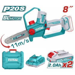 TGSLI20882E Σετ Αλυσοπρίονο Κλαδευτικό Μπαταρίας 8" 20V (2x2.0Ah)