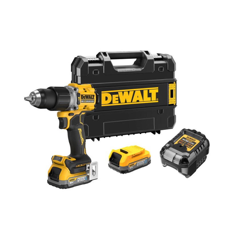 DCD805S2T-QW Brushless Κρουστικό Δραπανοκατσάβιδο XR 18V (2x3.5Ah)