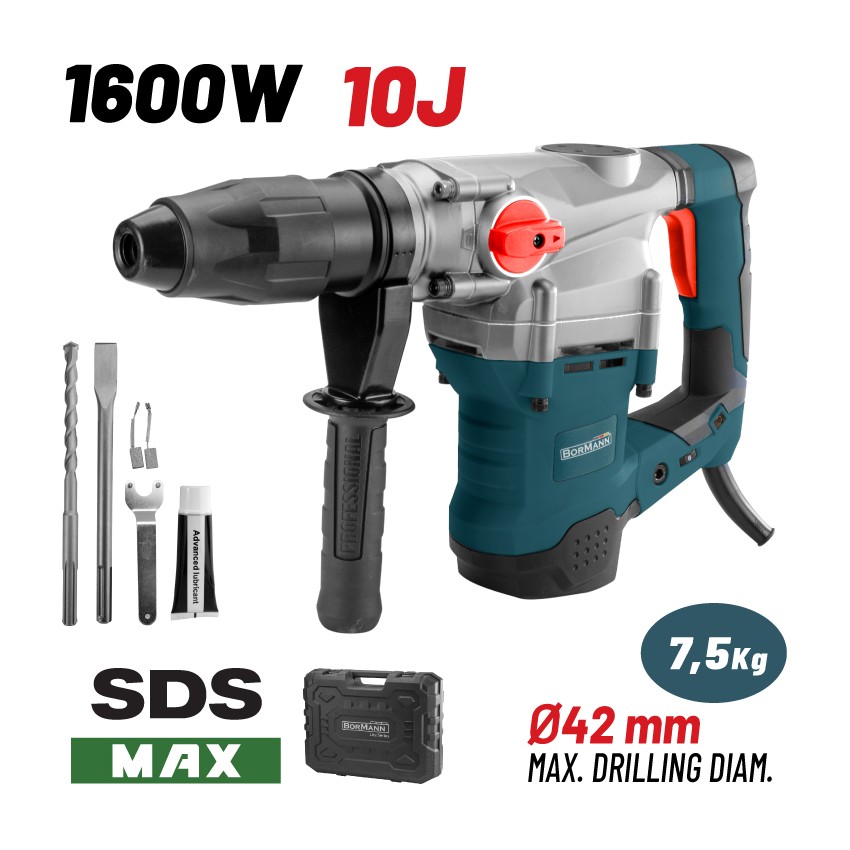 BPH7500 Σκαπτικό Περιστροφικό Πιστολέτο SDS-Max 1600W