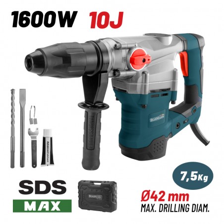 BPH7500 Σκαπτικό Περιστροφικό Πιστολέτο SDS-Max 1600W