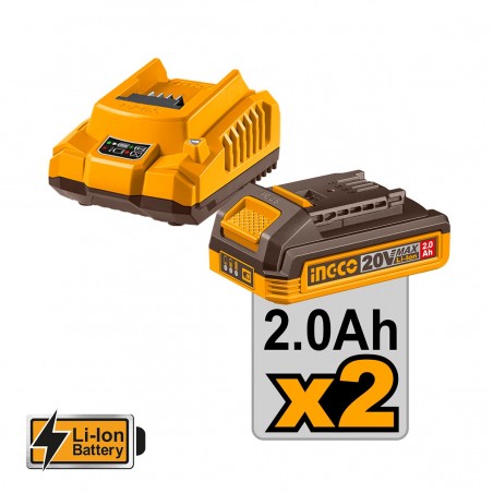 CKLI20286E Σετ Κρουστικό Compact Δραπανοκατσάβιδο & Μπουλονόκλειδο Μπαταρίας 20V (2x2.0Ah)
