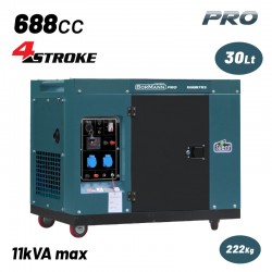 BGB9783 Γεννήτρια Πετρελαίου Τριφασική 8000W 688cc