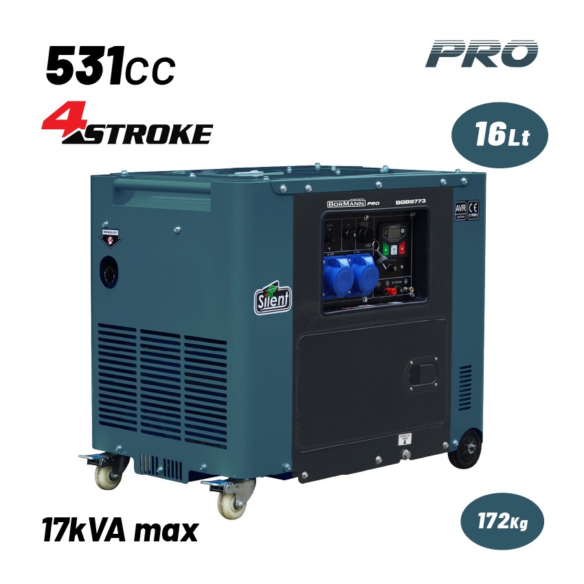 BGB9773 Γεννήτρια Πετρελαίου Τριφασική 7000W 531cc