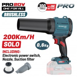 BBP5442 Φυσητήρας-Απορροφητήρας Compact Brushless Μπαταρίας 20V (Solo)
