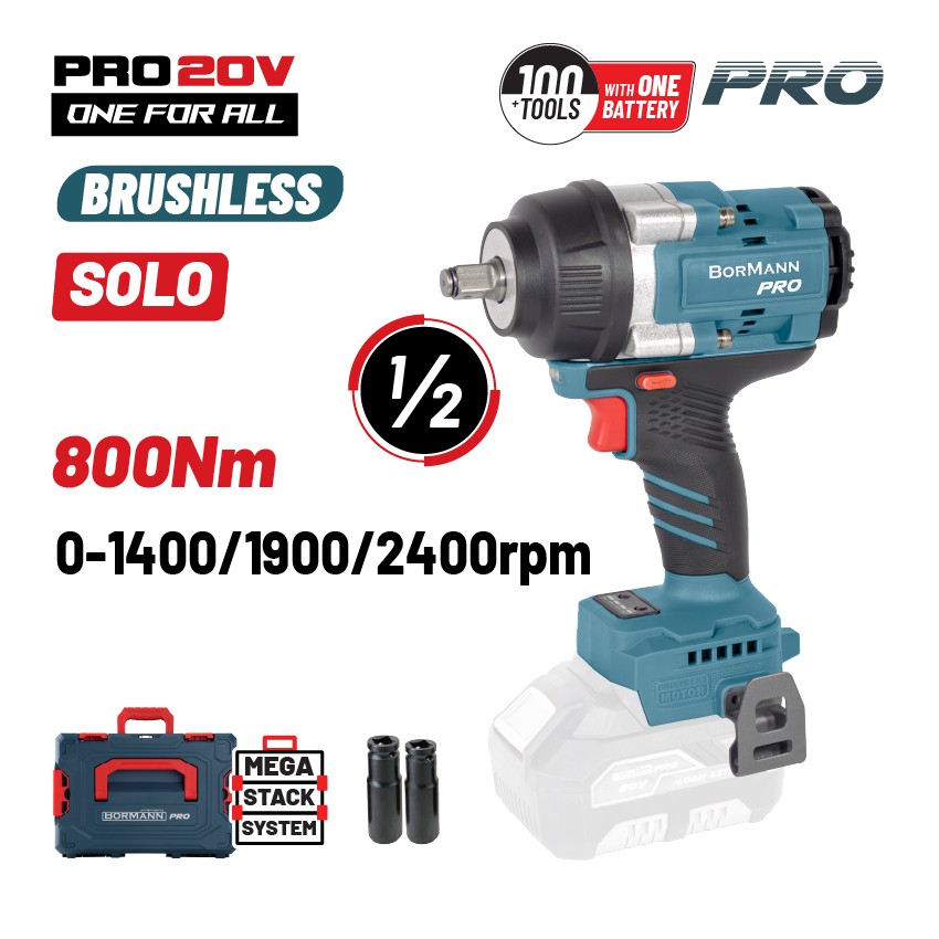 BBP5387CA  Μπουλονόκλειδο Μπαταρίας Brushless 20V (Solo)