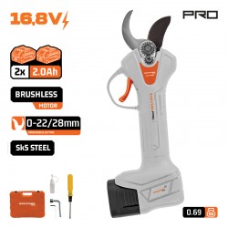 EC1428 Ψαλίδι Κλάδου Brushless Μπαταρίας 16.8V (2x2.0Ah)
