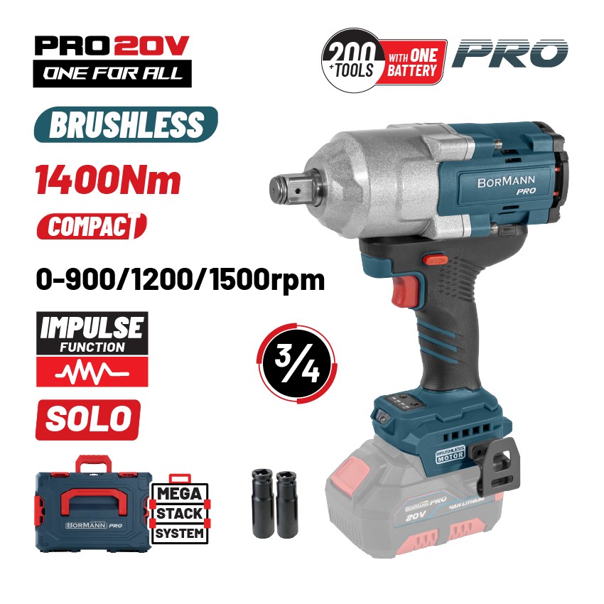 BBP5391CA Μπουλονόκλειδο Μπαταρίας Brushless 20V (Solo)