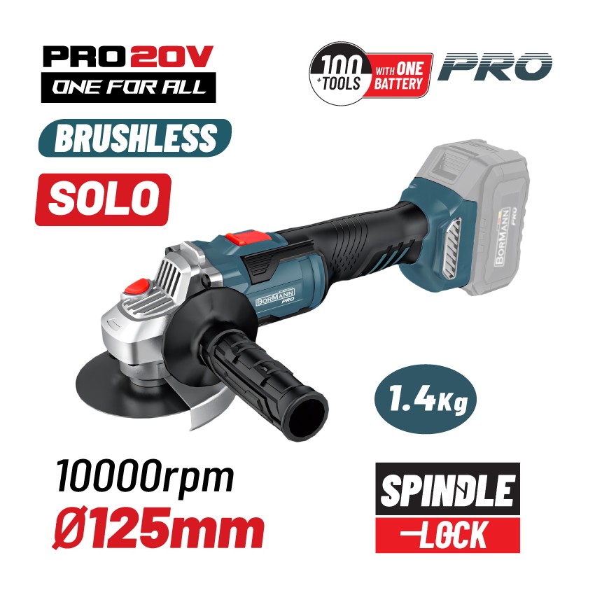 BBP5305 Γωνιακός Τροχός Μπαταρίας Brushless 125mm 20V (Solo)