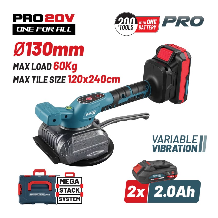 BBP5426X22C Βεντούζα-Δονητής Πλακιδίων 20V (2x2.0Ah)