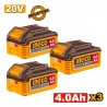 COSLI251296E Σετ Μπαταρίες 20V (3x4.0Ah)