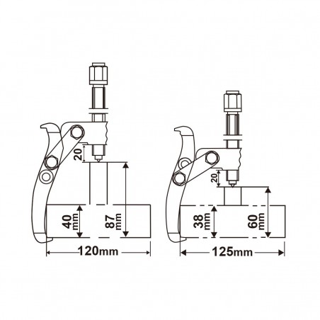 HGP08034 Εξωλκέας 3 Σιαγώνων 4"