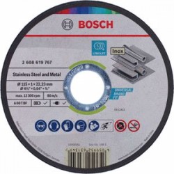 2608626115 Δίσκος Κοπής για Μέταλλο 115x1.0mm 100 Τεμάχια