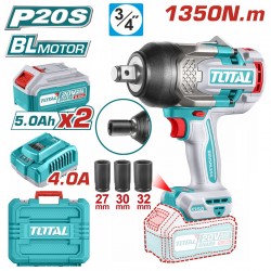 TIWLI20135 Μπουλονόκλειδο Μπαταρίας 1350Nm 20V (2x5.0Ah)