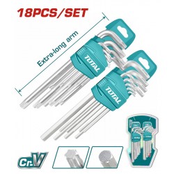 THT106KT0181 Σετ Άλλεν & Torx - 18 Τεμάχια