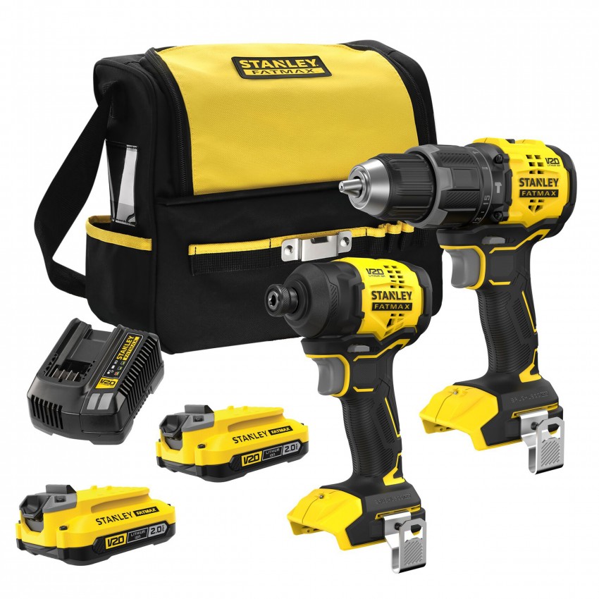 SFMCK201D2S-QW 20V Brushless Σετ Κρουστικό Δραπανοκατσάβιδο 18V & Παλμικό Κατσαβίδι 18V