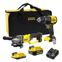 SFMCK208MDS-QW 20V Brushless Σετ Κρουστικό Δραπανοκατσάβιδο 18V & Γωνιακός Τροχός 18V
