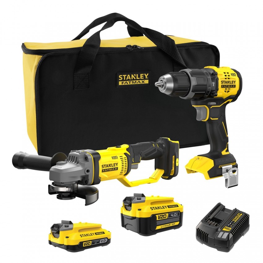 SFMCK208MDS-QW 20V Brushless Σετ Κρουστικό Δραπανοκατσάβιδο 18V & Γωνιακός Τροχός 18V
