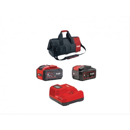 D00601 Σετ Εργαλείων Μπαταρίας 18V (1x5.0Ah & 1x8.0Ah)