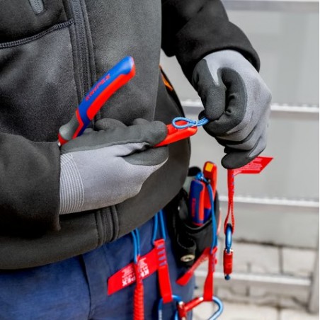 006306TCR Σετ Κλιπς TetheredTool & Κλιπς ColorCode Κόκκινα 6 Τεμαχίων