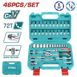 THT141462 Κασετίνα Καρυδάκια 1/4" 46 Τεμαχίων