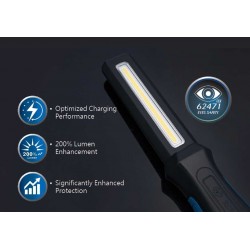 9TA271 Επαναφορτιζόμενος COB Led Φακός Εργασίας 600lm