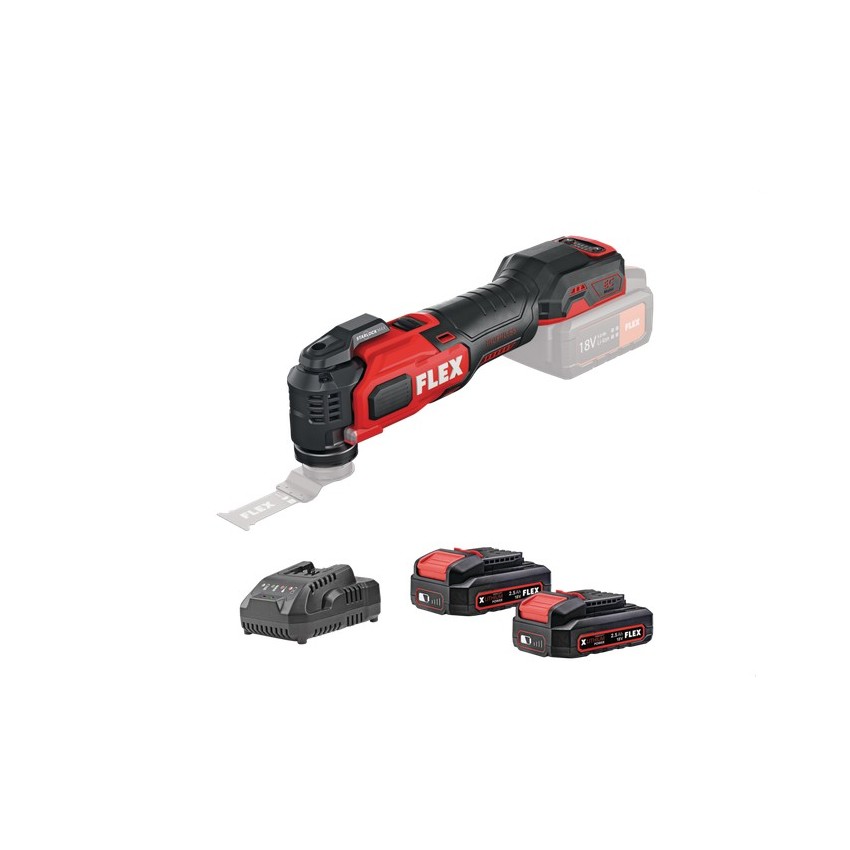 D00564 Πολυεργαλείο Multi-Cutter Μπαταρίας 18V (2x2.5Ah)