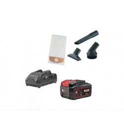 D00594 Σκούπα Στερεών Μπαταρίας 6L 18V (1x5.0Ah)