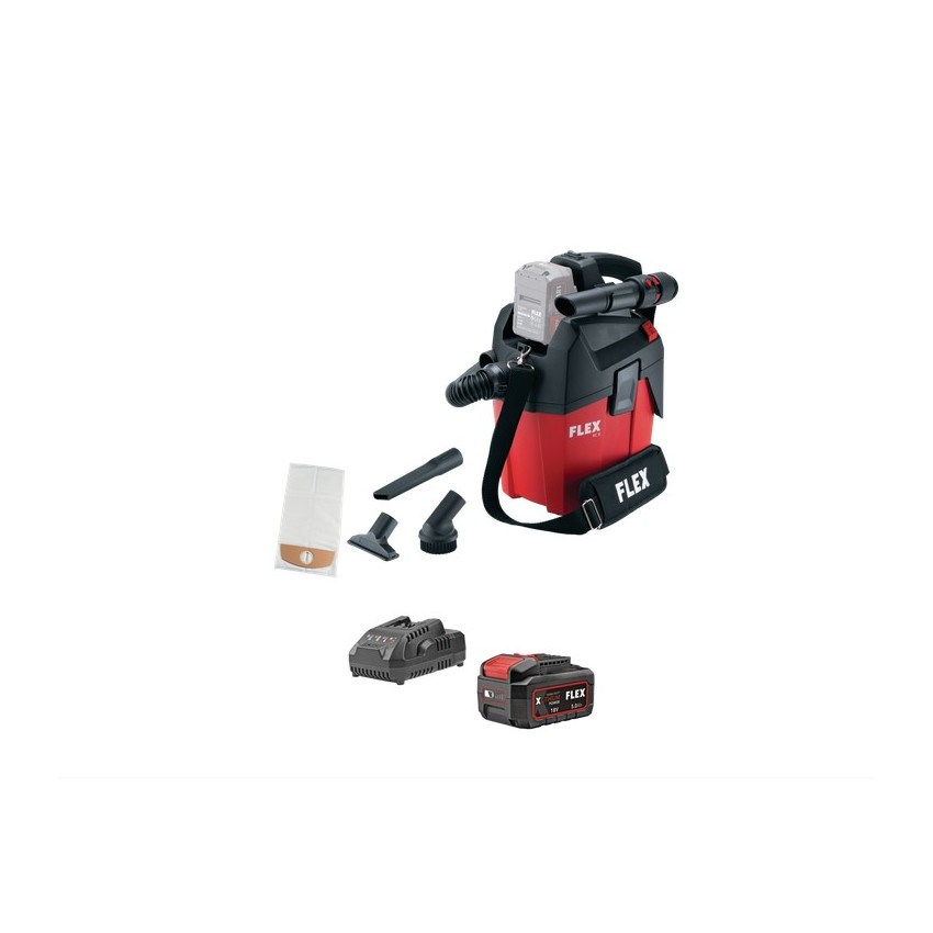 D00594 Σκούπα Στερεών Μπαταρίας 6L 18V (1x5.0Ah)