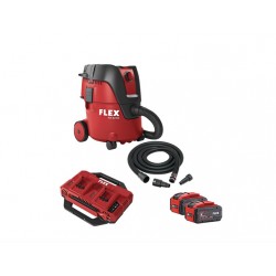 D00413 Σκούπα Υγρών & Στερεών Μπαταρίας 21L 18V (2x8.0Ah)
