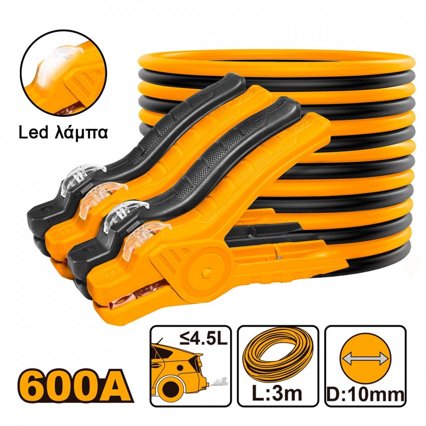 HBTCP6008L Καλώδια Μπαταριών Led 600A