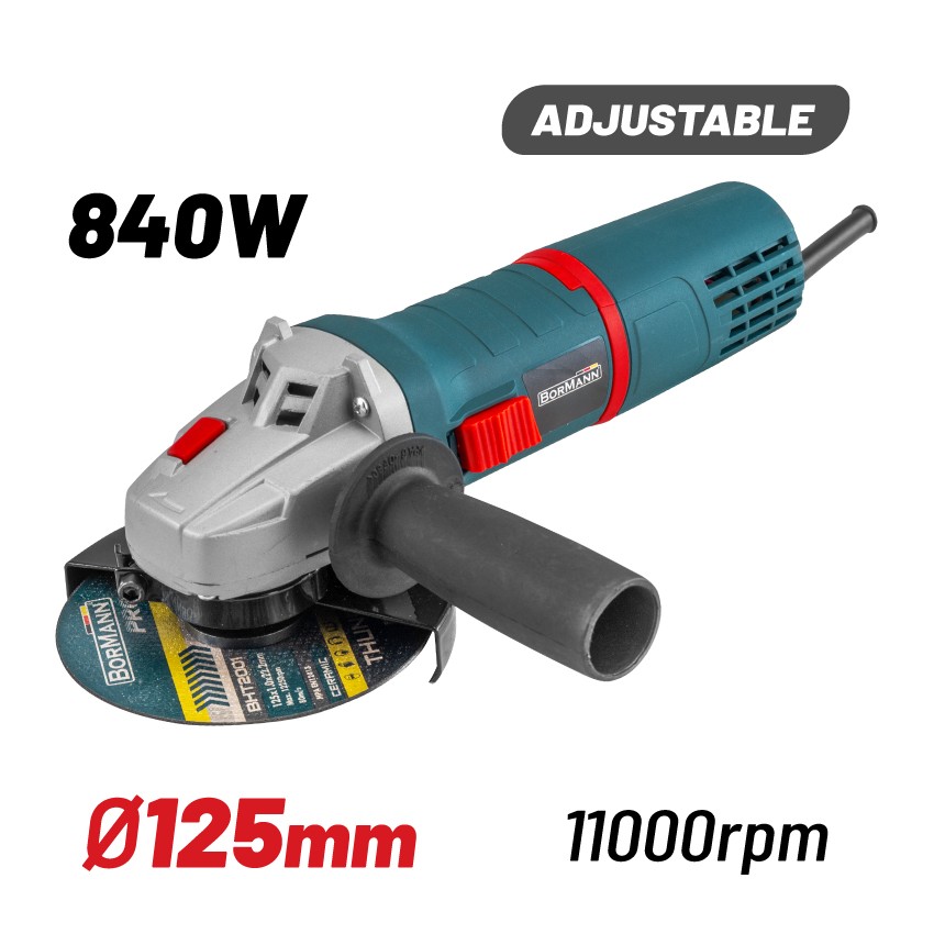 BAG8000 Ρυθμιζόμενος Γωνιακός Τροχός 840W