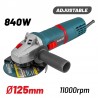 BAG8000 Ρυθμιζόμενος Γωνιακός Τροχός 840W