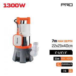 NP1130 Αντλία Ακάθαρτων Υψηλής Παροχής 1300W