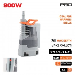 NP1080 Αντλία Ακαθάρτων Ενσωματωμένο Φλοτέρ 900W